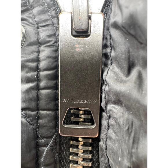 Men's Burberry Black Rare Hooded Reversible Quilted Puffer Jacket Size M - Picture 13 of 13